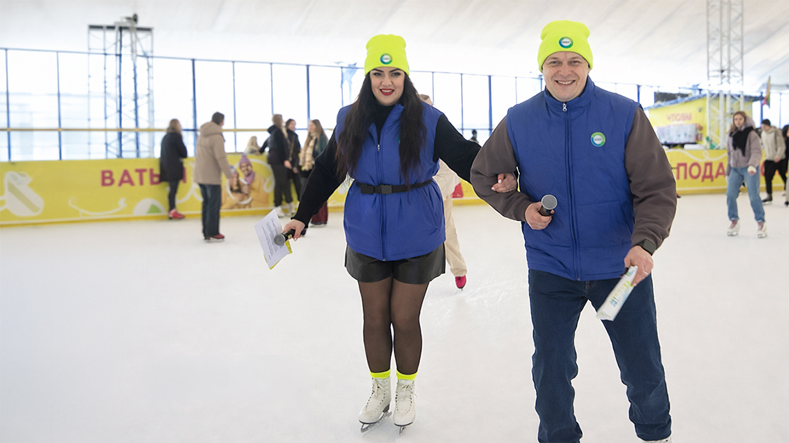 Радио «МИР» в Беларуси устроило серию мастер-классов на льду